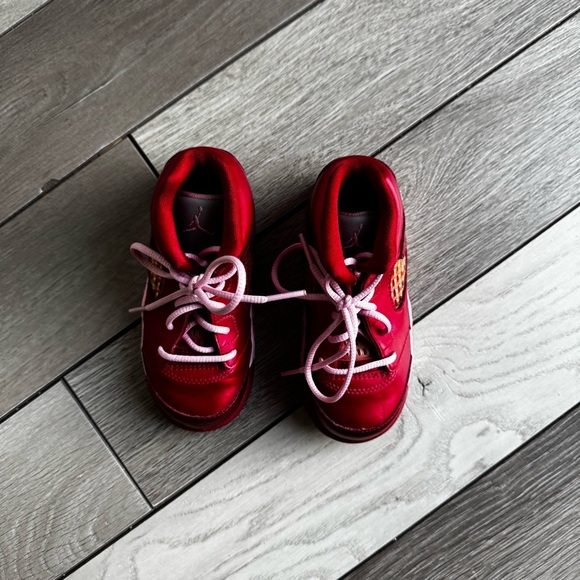 Air Jordan Kids 5 Retro TD’Valentines Day’ | Size 8C | Good Condition - Picture 2 of 8